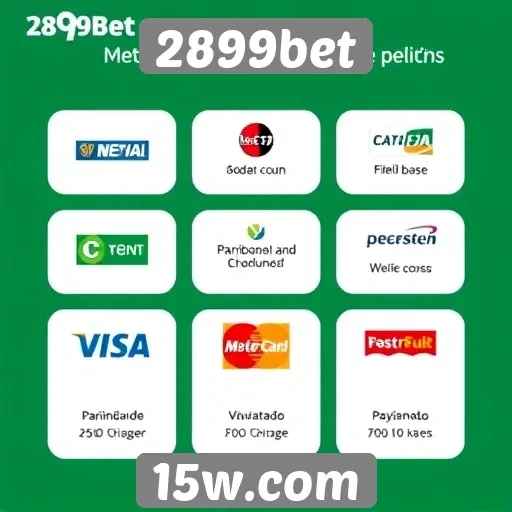 Métodos de pagamento aceitos pelo 2899bet